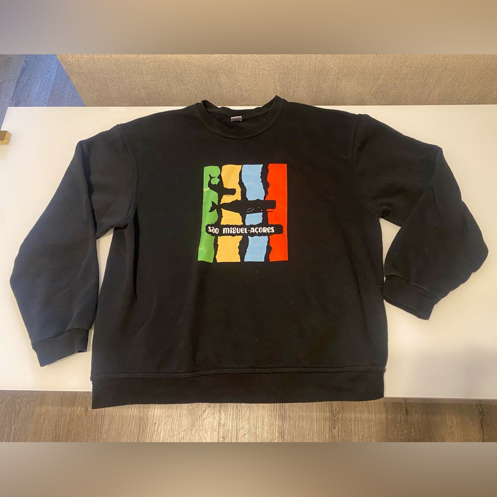 soft black sweater